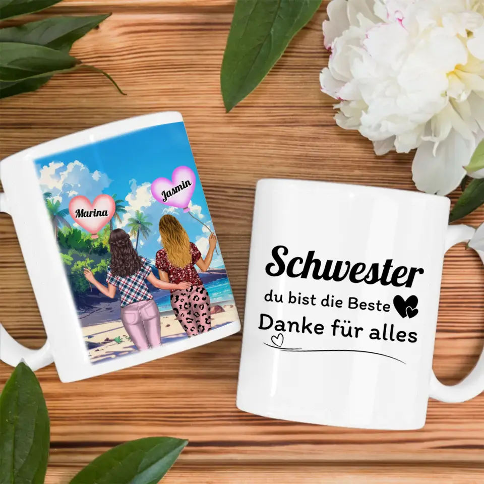 Tasse Für Schwester Schwester Bist die Beste Brandenburger Tor