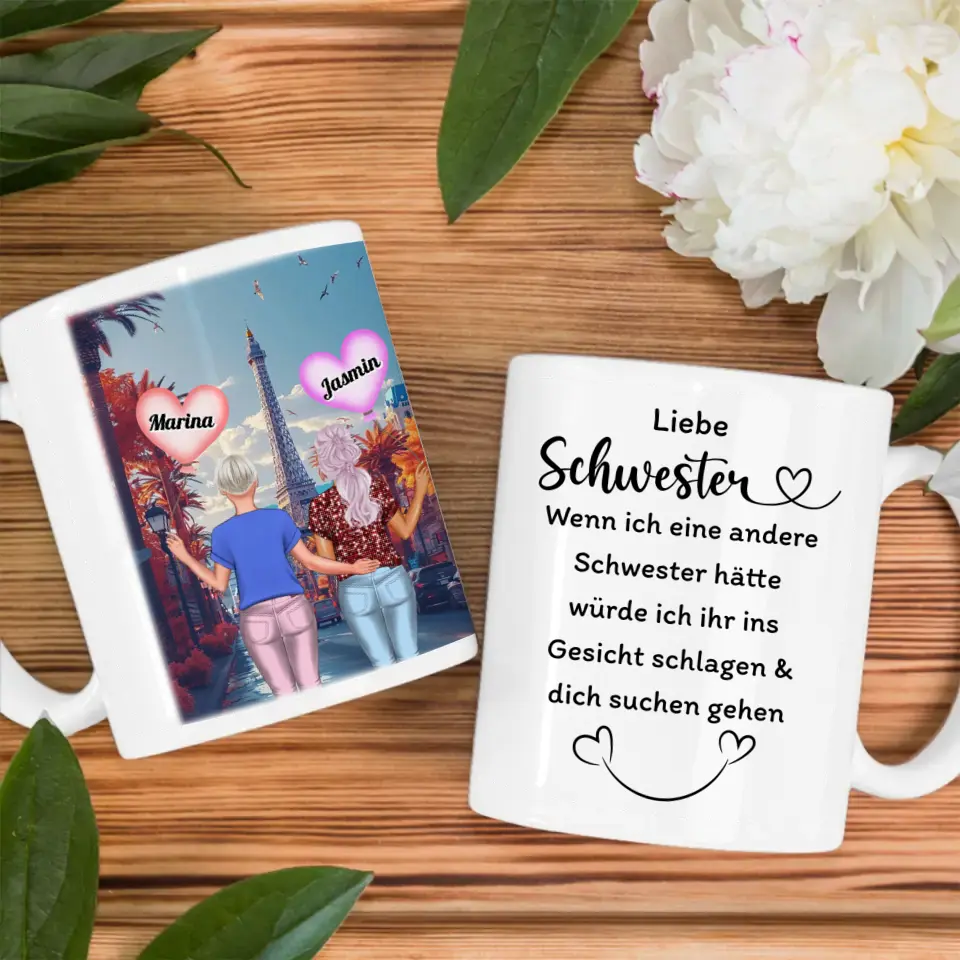 Schwester Tasse Wenn Ich andere Schwester hätte würde ich dich suchen Kuba Havannah Altstadt