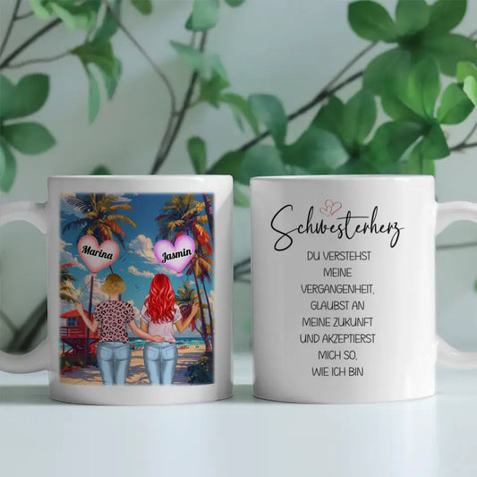 Schwesterherz Tasse Du verstehst mich London Big Ben