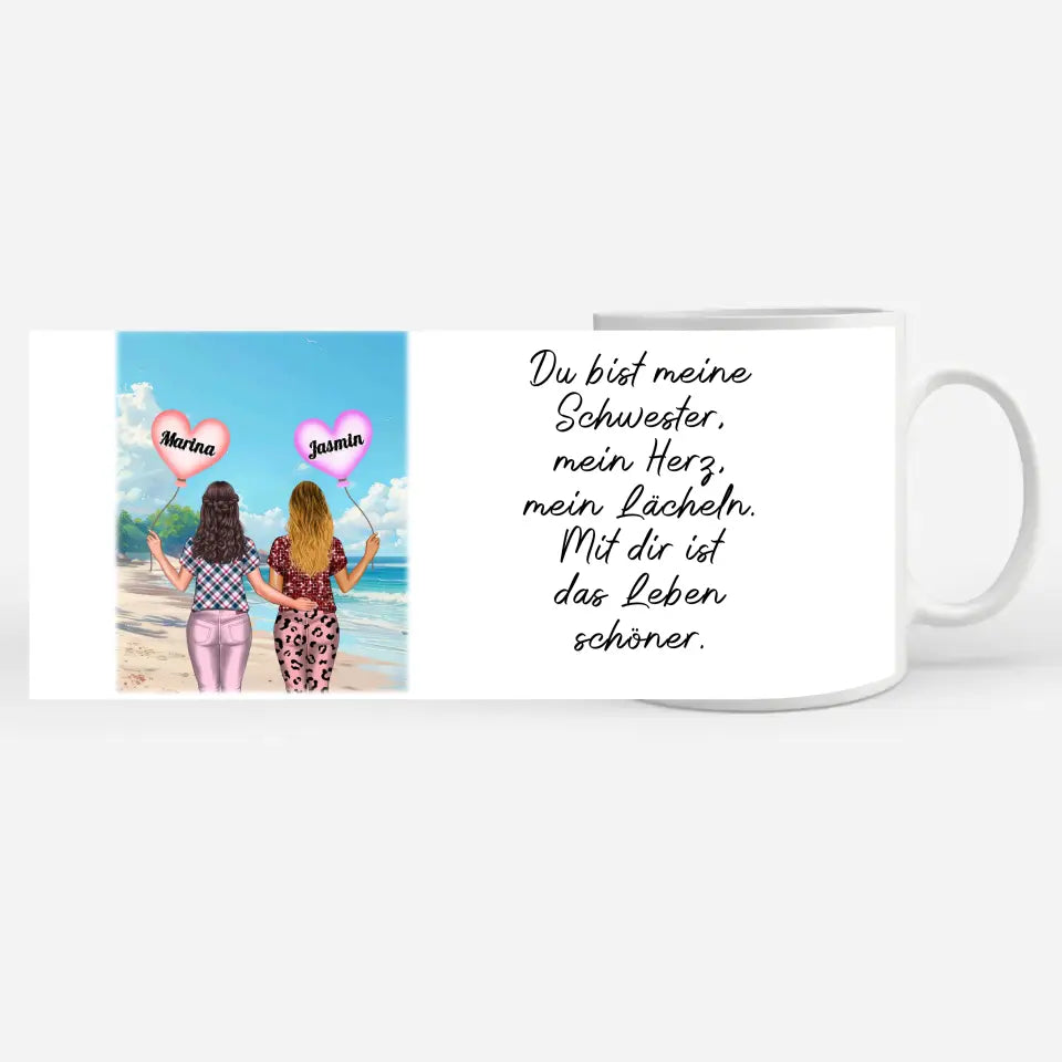 Tasse Schwester Mein Herz Kuba Havannah