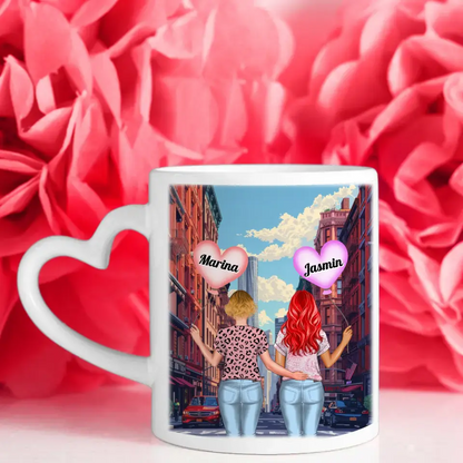 Tasse Schwesterherz Ich lache lauter Malediven