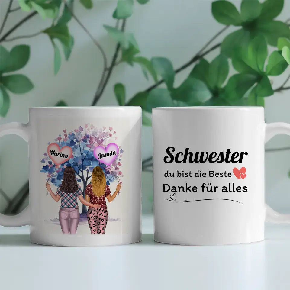 Tasse Für Schwester Schwester Bist die Beste Altstadt