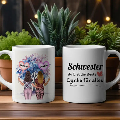 Tasse Für Schwester Schwester Bist die Beste Altstadt