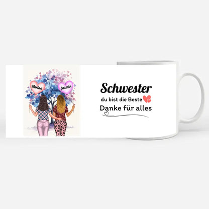 Tasse Für Schwester Schwester Bist die Beste Altstadt