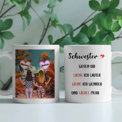 Tasse Schwester Ich lache lauter London Big Ben