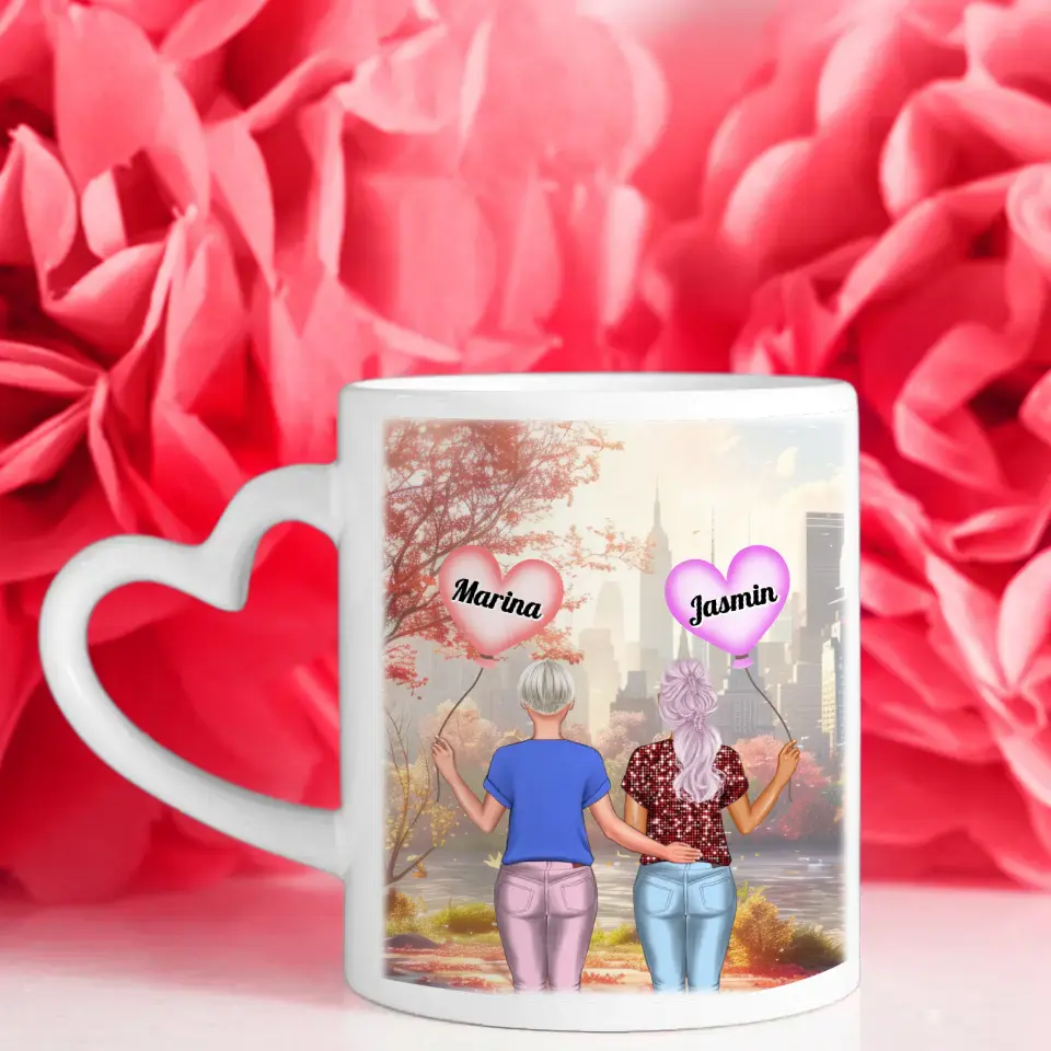 Schwester Tasse Schwestern sind wie Wolken Inselparadies