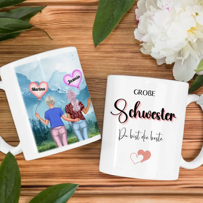 Schwester Tasse Große Schwester Du bist die beste Mallorca