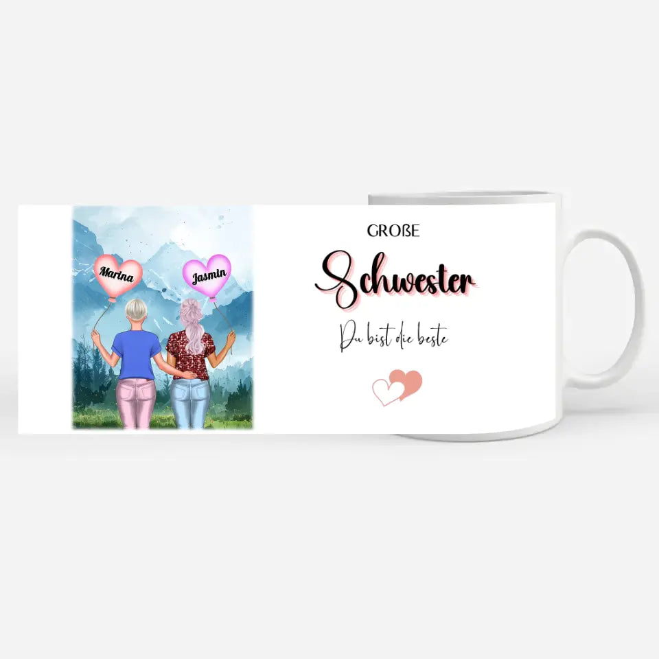 Schwester Tasse Große Schwester Du bist die beste Mallorca