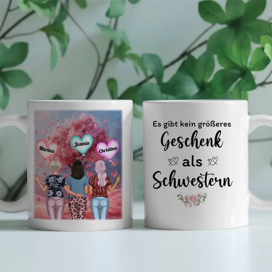 Tasse Für Schwester Durchs Feuer gehen Schwestern Shopping Meile