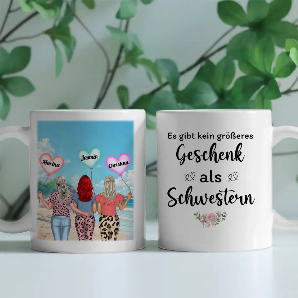 Tasse Schwester Kein größeres Geschenk Bora Bora