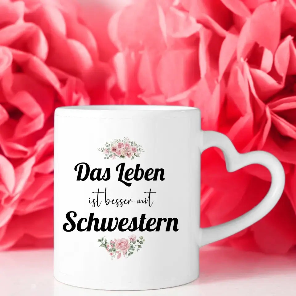 Schwesterherz Tasse Kein größeres Geschenk Standhaus