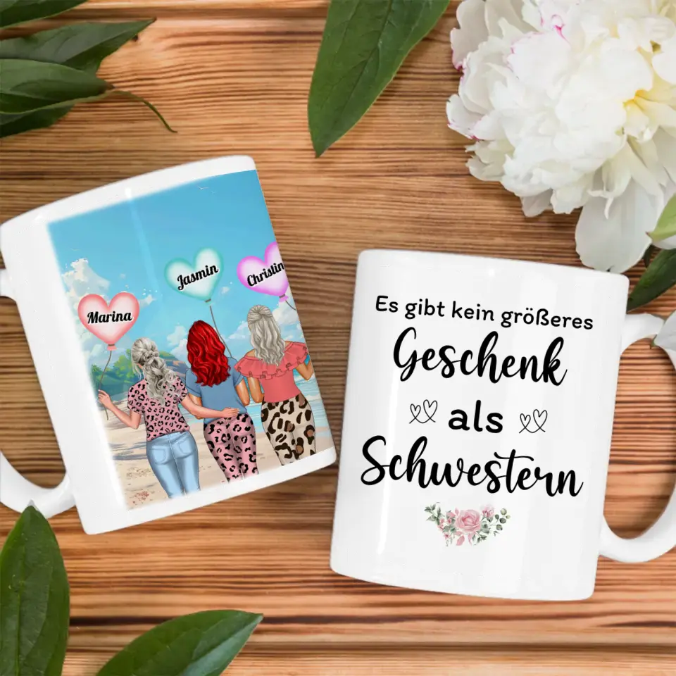 Tasse Schwester Kein größeres Geschenk Bora Bora