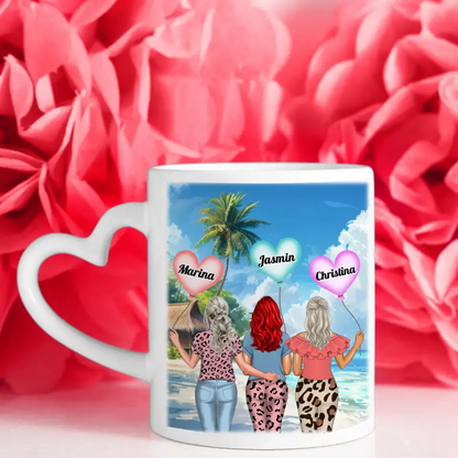 Tasse Schwester Leben ist besser mit Schwestern Urlaub