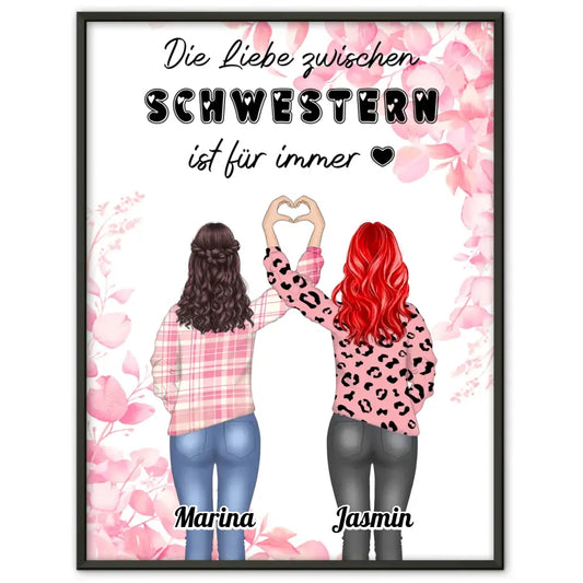 Poster Schwester Liebe zwischen Schwestern Mit Namen