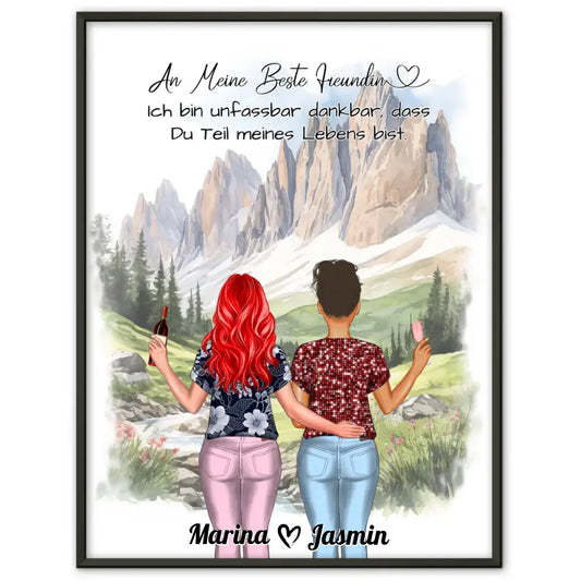 Beste Freundinnen Poster Vielen Dank Viele Optionen 1