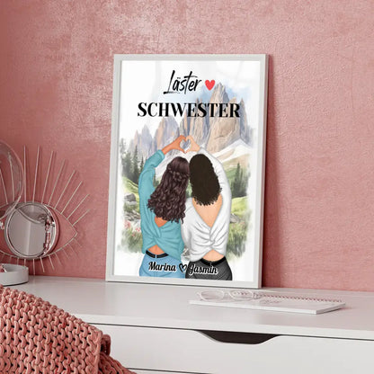 Beste Freundinnen Poster Läster Schwester Viele Optionen 5