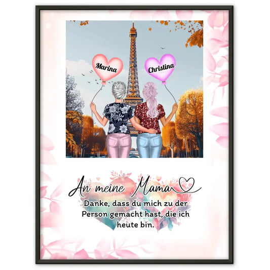 Mama Poster Muttertag An Mama Du hast mich gemacht Frankreich 1