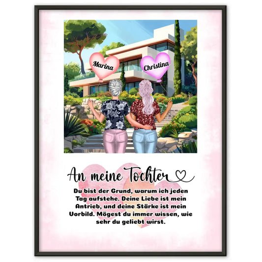 Poster An Tochter Deine Liebe Villa