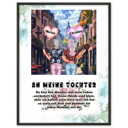 Mama Tochter Spruch Poster An Tochter Du bist das Wunder Altstadt