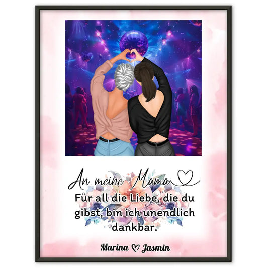 Poster Mama An Mama All Deine Liebe Disko Party