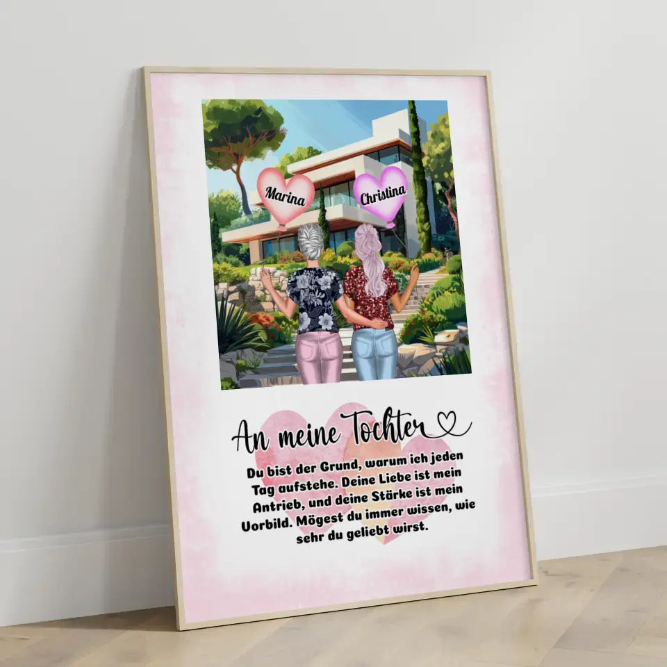 Poster An Tochter Deine Liebe Villa