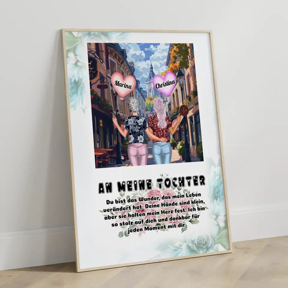 Mama Tochter Spruch Poster An Tochter Du bist das Wunder Altstadt