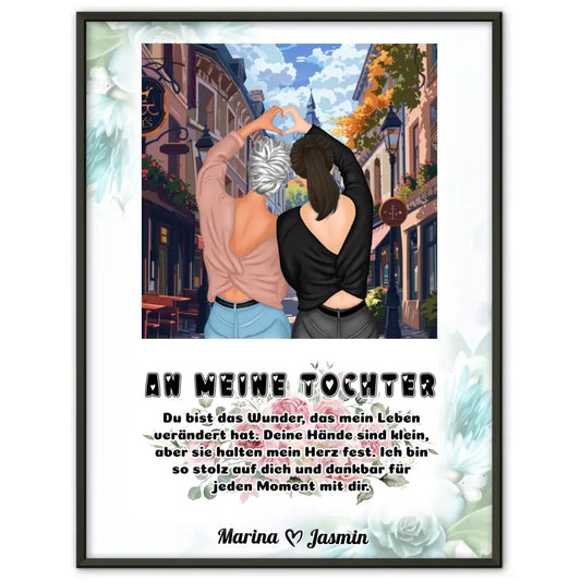 Personalisiertes Poster An Tochter Du bist das Wunder Altstadt 1