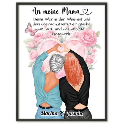 Mama Poster Muttertag An Mama Deine Worte ein Geschenk Viele Optionen