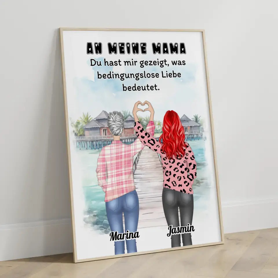 Poster Mama An Mama Bedingungslose Liebe Viele Optionen