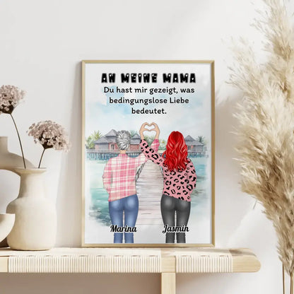 Poster Mama An Mama Bedingungslose Liebe Viele Optionen