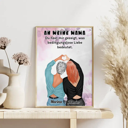 Mama Tochter Spruch Poster An Mama Bedingungslose Liebe Viele Optionen