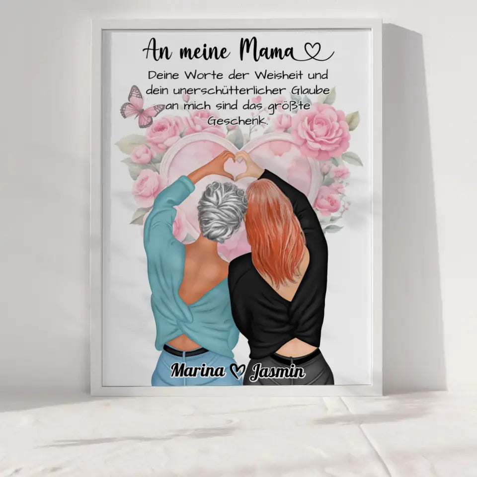 Mama Poster Muttertag An Mama Deine Worte ein Geschenk Viele Optionen