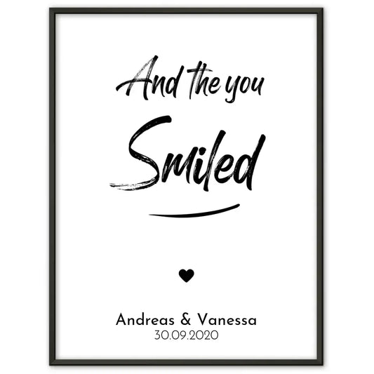 Personalisiertes Liebesposter Ti Amo Ich Liebe Dich Italienisch Mit Namen und Datum