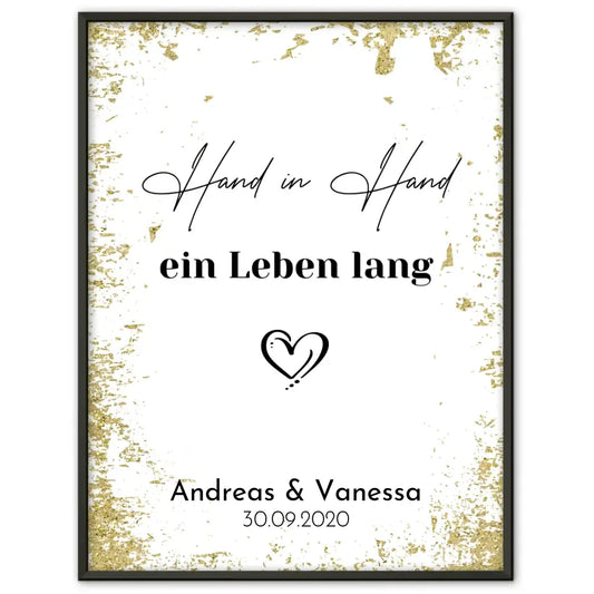 Personalisiertes Liebesposter Gesucht und Gefunden Mit Namen und Datum