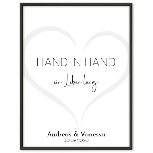 Personalisiertes Liebesposter Gesucht und Gefunden Jahrestag Mit Namen und Datum