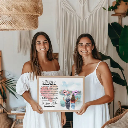 Poster Warum du die beste Tante bist Personalisiert