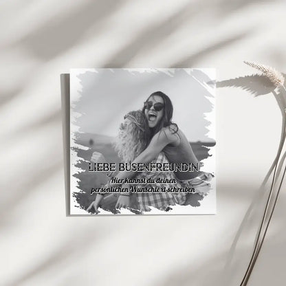 Beste Freundin Leinwand Zum Geburtstag 1 Foto & Wunschtext