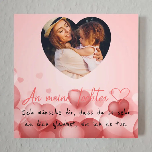 Fotoboard Personalisiert Mama für Muttertag für Herz Foto