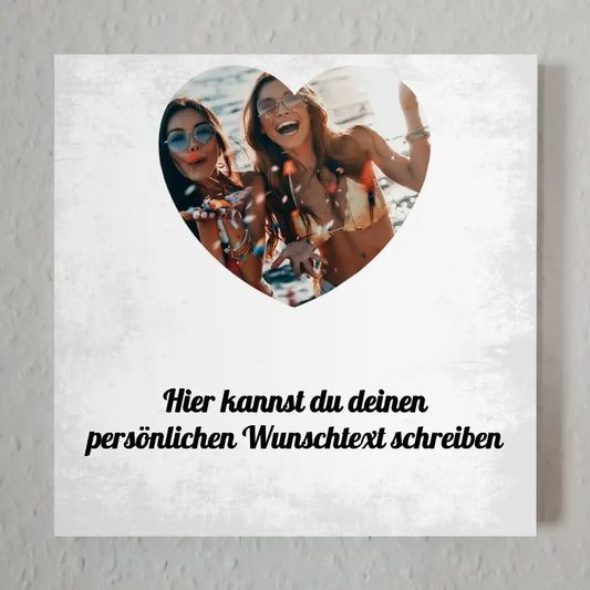 Fotoboard Personalisiert für Beste Freundin Zum Geburtstag mit Foto