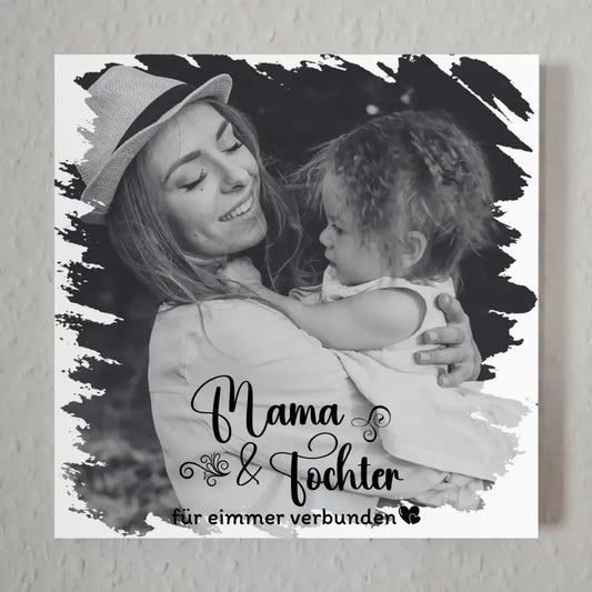 Magnet Fotoboard Mama für Muttertag Mit Foto und Wunschtext