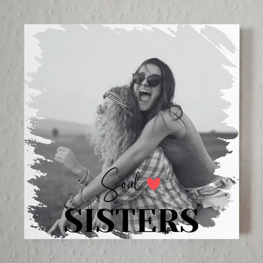 Fotoboard magnetisch für Beste Freundin mit Foto