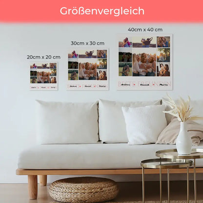 Magnet Fotoboard Beste Freundin Zum Geburtstag 8 Fotos & Namen