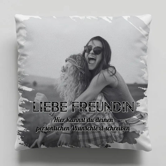 Personalisiertes Kissen für Beste Freundin Zum Geburtstag mit Spruch 1