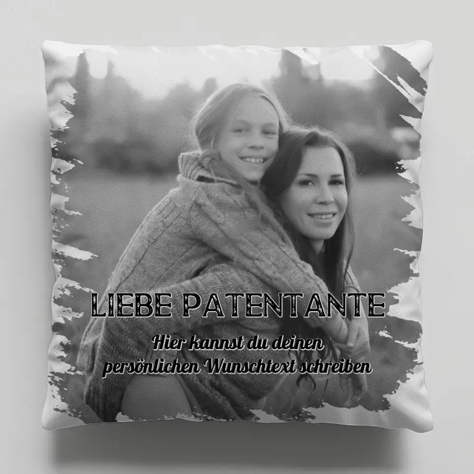 Foto Kissen Patentante 1 Foto & Wunschtext 6