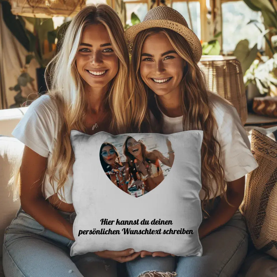 Personalisiertes Kissen Beste Freundin Besties Bday Mit Foto