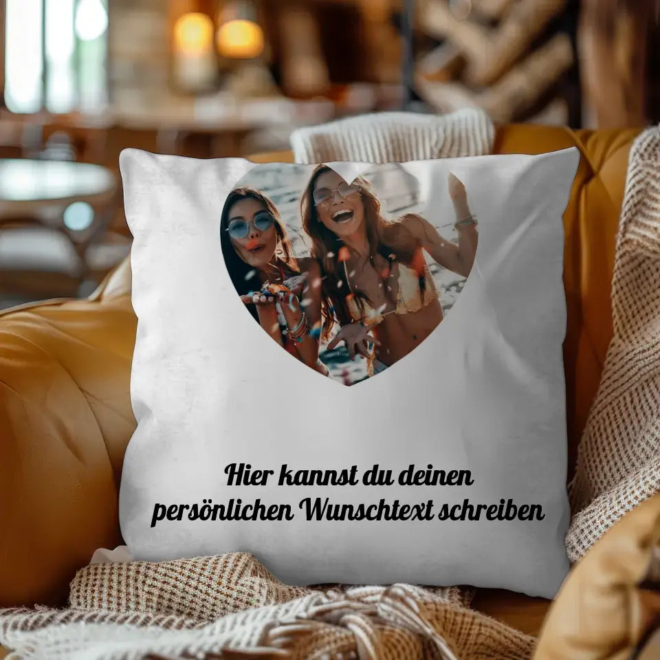 Personalisiertes Kissen Beste Freundin Besties Bday Mit Foto