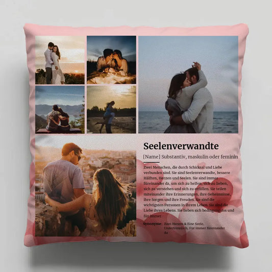 Fotokissen Personalisiert Seelenverwandte Definition für 6 Fotos 1