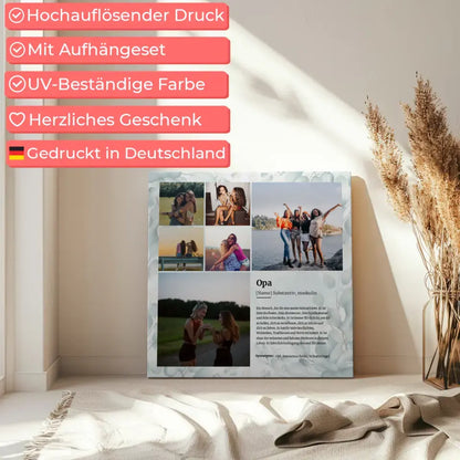 Foto Leinwand Opa Definition mit 6 Fotos