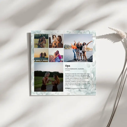 Definition Opa Personalisiertes Fotoboard mit 6 Fotos