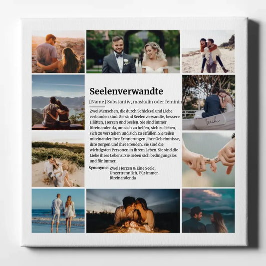Fotocollage Definition Seelenverwandte mit 10 Fotos Personalisierbar